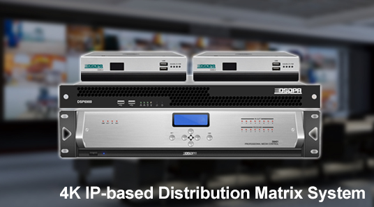 Système de matrice de distribution basé sur IP 4K