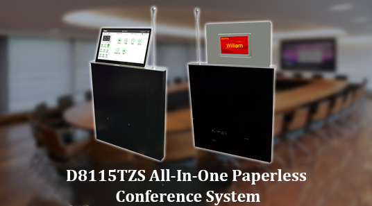 Système de conférence tout-en-un de bureau D8115TZS sans papier