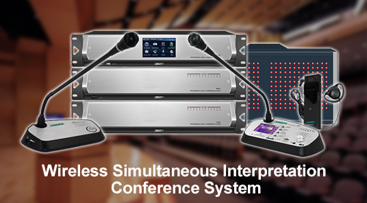 Système de conférence d'interprétation simultanée sans fil
