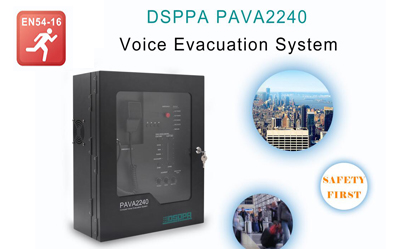 PAVA2240 Système d'alarme d'évacuation vocale