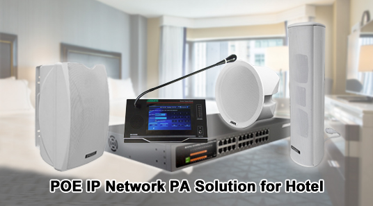 Solution de système de réseau IP POE de l'hôtel