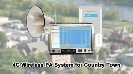 Système de PA sans fil 4G pour Country Town