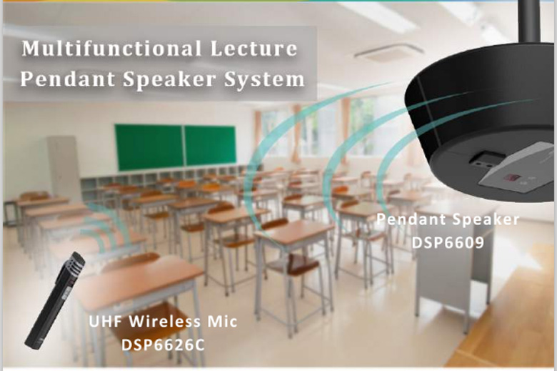 Système audio DSPPA iTeach Salle de classe