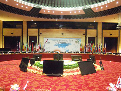 Le système de conférence DSPPA Case-DSPPA a été utilisé avec succès lors du 9e sommet de l'ASEM