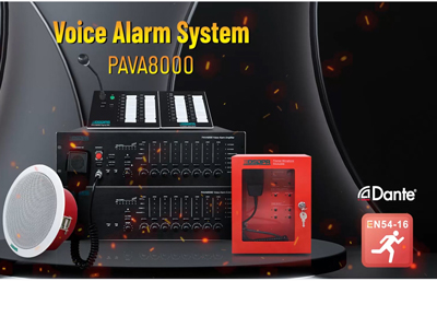 PAVA8000 Système d'alarme vocale