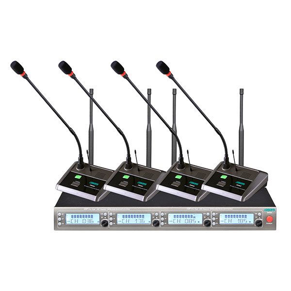 Système de microphone sans fil UHF de bureau D6562 / D6562A
