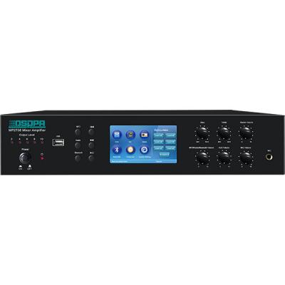 Amplificateur mélangeur MP2708 6 zones avec carte SD / USB / tuner / Bluetooth / minuterie