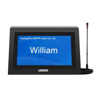 D7022MIC LCD tablette électronique double face nom du bureau avec microphone