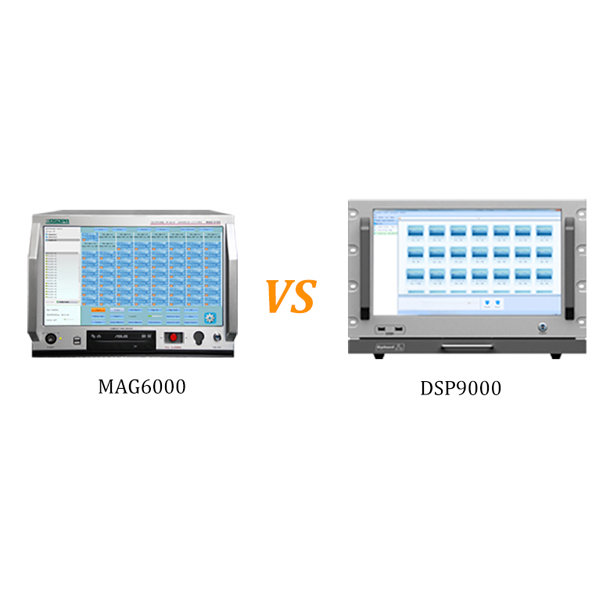 Comparaison entre mag6000 et dsp9000