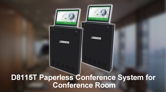 Système de conférence sans papier pour salle de conférence d8115t
