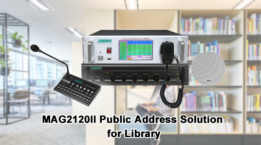 Mag2120ii solutions de radiodiffusion publique de la bibliothèque