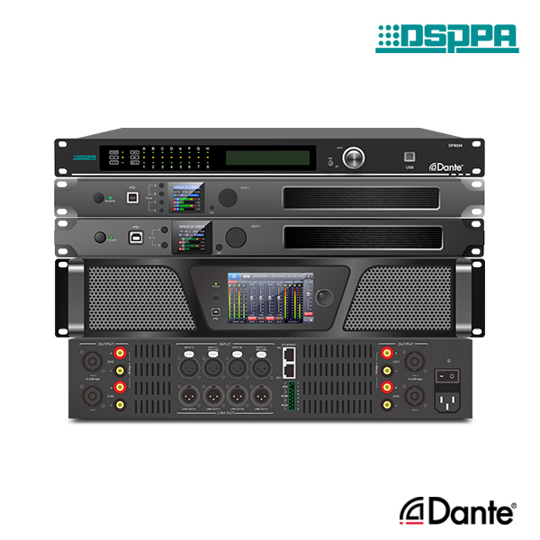 Amplificateur et processeur Dante