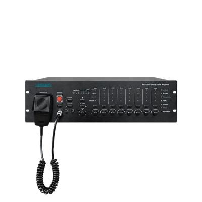 PAVA8501 8 zones alarme vocale système de diffusion d'urgence incendie hôte