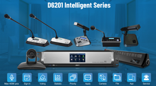 Série D6201 de système de conférence numérique