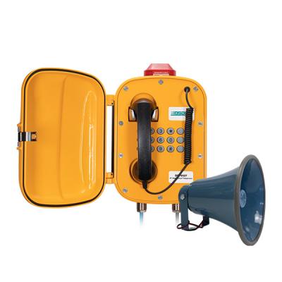 DSP9327A Alarme sonore et lumineuse étanche Téléphone mural 15W Haut-parleur