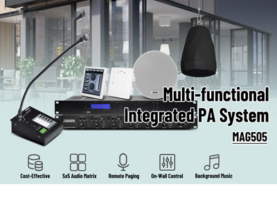 Système de sonorisation multifonctionnel MAG505
