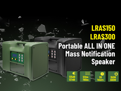Portable TOUS EN UN Haut-parleur de notification de masse LRAS150 LRAS300