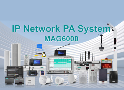 Système de PA réseau IP MAG6000