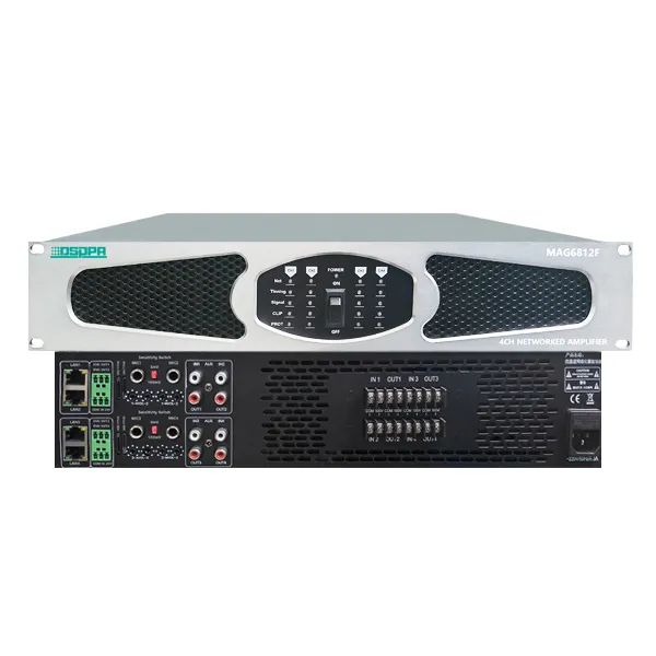 MAG6812F 4×120W Four-Channel Network Digital Amplifier - 翻译中...